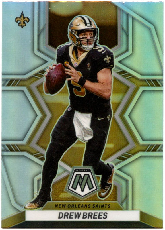 Drew Brees 2022 Panini Mosaic Silver Prizm #144