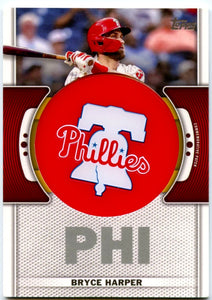 Bryce Harper 2023 Topps Commemorative Team Logo Patch