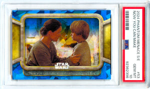 Now You Can Make Your Dreams Come True 2024 Topps Star Wars Phantom Menace Sapphire #53 PSA 10