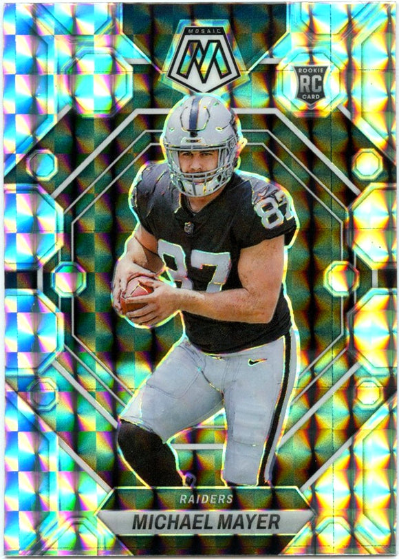 Michael Mayer RC 2023 Panini Mosaic Silver Mosaic Rookie #349