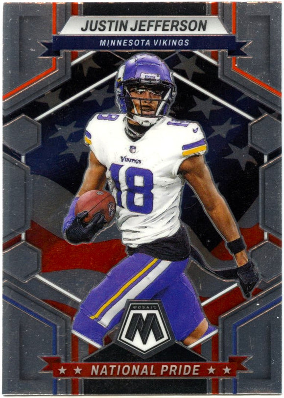 Justin Jefferson 2023 Panini Mosaic National Pride #265