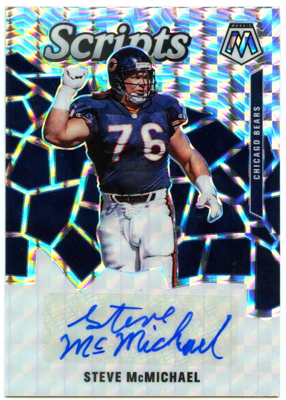 Steve Mcmichael 2020 Panini Mosaic Scripts Signature Auto