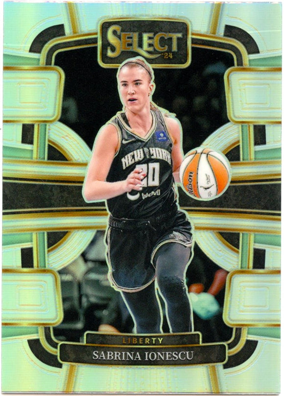 Sabrina Ionescu 2024 Panini Select WNBA Concourse Silver Prizm #63