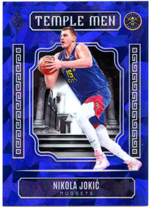 Nikola Jokic 2023-24 Panini Phoenix Blue Cracked Ice Temple Men #15