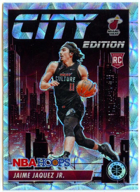 Jaime Jaquez Jr RC 2023-24 NBA Hoops Premium Stock Scope City Edition Rookie #22