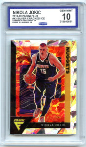 Nikola Jokic 2019-20 Panini Phoenix Silver Ice #43 CCG 10