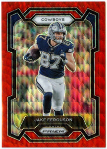 Jake Ferguson 2023 Panini Prizm Red Wave SP 102/149