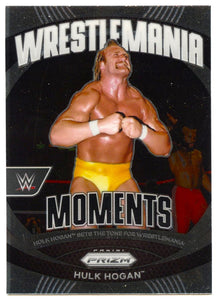 Hulk Hogan 2024 Panini Prizm WWE Wrestlemania Moments #4