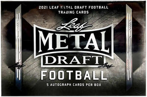 2021 Leaf Metal Draft Football Hobby Box