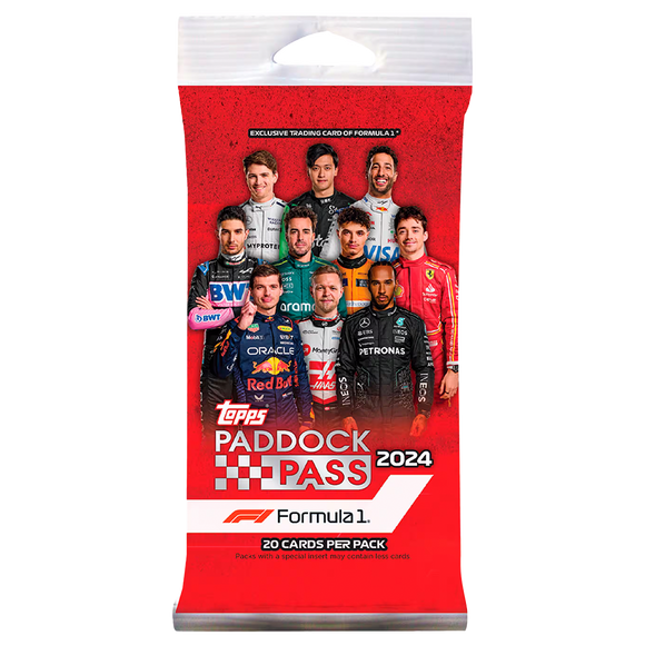 2024 Topps Paddock Pass F1 Racing Value Pack