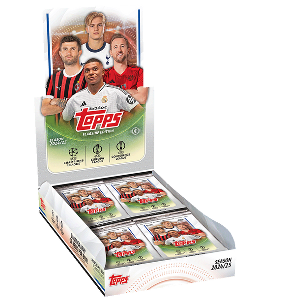 2024-25 Topps UEFA Club Competitions Soccer Hobby Box