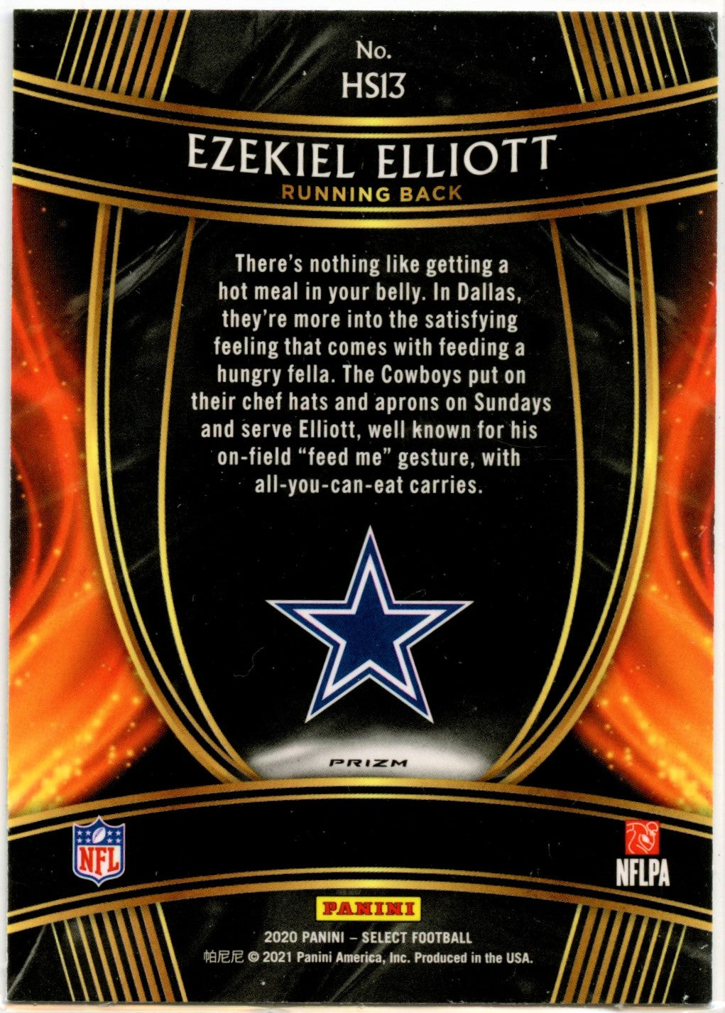 Panini CardCollector2 – Stars Hot SP Ezekiel 2020 Prizm Elliott Select Silver Cowboys