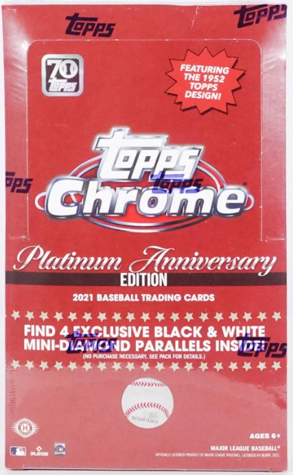 2021 Topps Chrome Platinum Anniversary Red Atomic Refractor /100